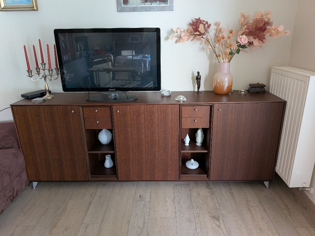 mooi en stevig TV meubel, Ophalen, 150 tot 200 cm, Zo goed als nieuw, Minder dan 100 cm