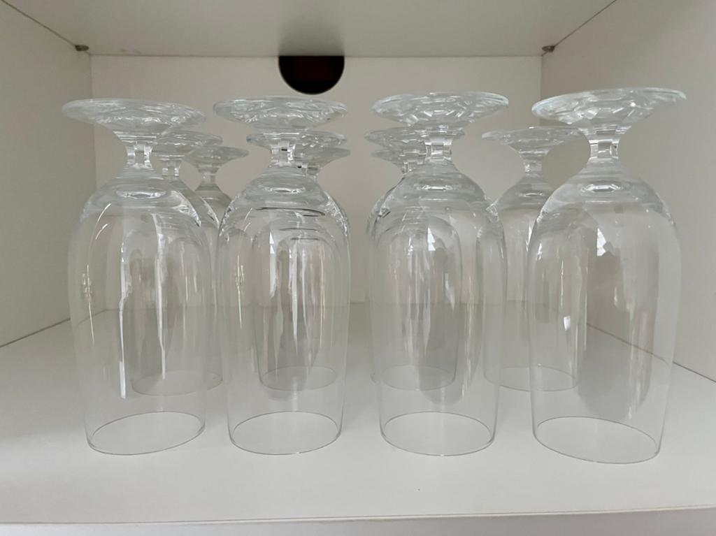 11 drinkglazen / frisdrankglazen – stevige set, Verzamelen, Glas en Drinkglazen, Gebruikt, Frisdrankglas, Ophalen