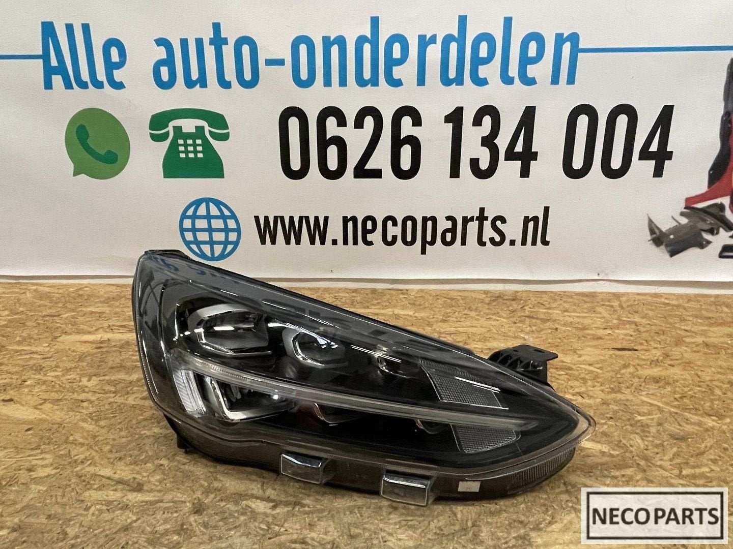 FORD FOCUS MK4 VOL LED KOPLAMP RECHTS JX7B-13E014 COMPLEET, Gebruikt, -, -, Ophalen of Verzenden
