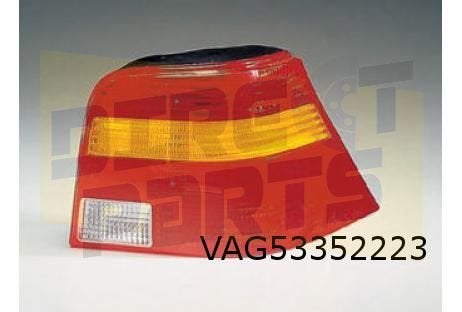 Golf IV achterlicht Links (oranje/rood) OES! 1J6945095Q, -, -, Nieuw, -
