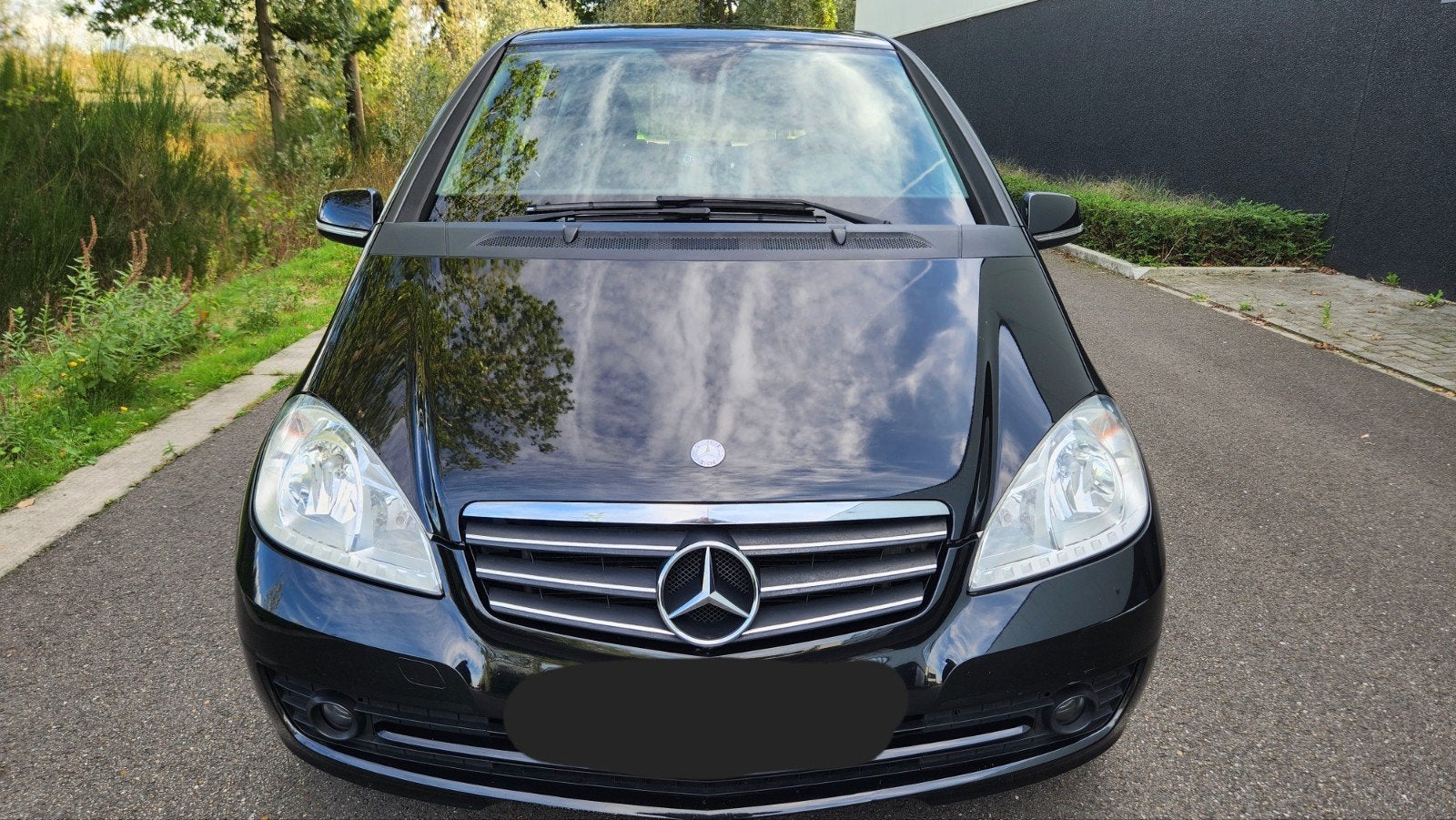 BENZINE❤️EURO5 MODEL❤️2012 MERCEDES A160 AIRCO❤️GEKEURD❤️, Auto's, Euro 5, Zwart, Bedrijf, Handgeschakeld