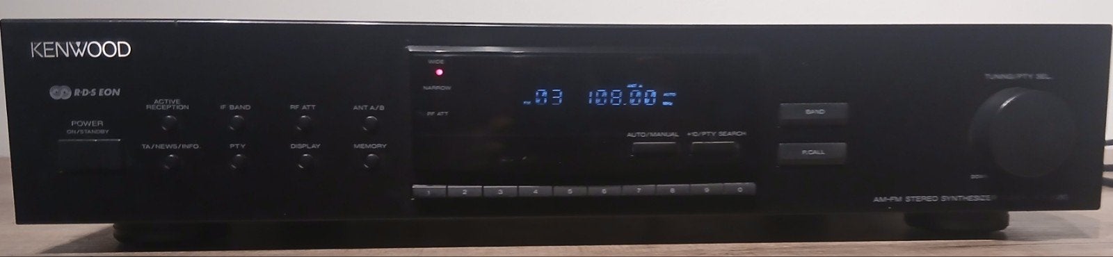 Kenwood KT-3080 AM/FM Stereo Tuner met RDS – In Perfecte Sta, Audio, Tv en Foto, Tuners, Ophalen