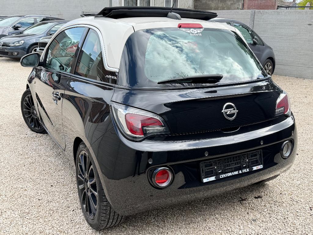Opel Adam Cabriolet 1.4 turbo 2019, Auto's, 4 zetels, ADAM, Zwart, Leder