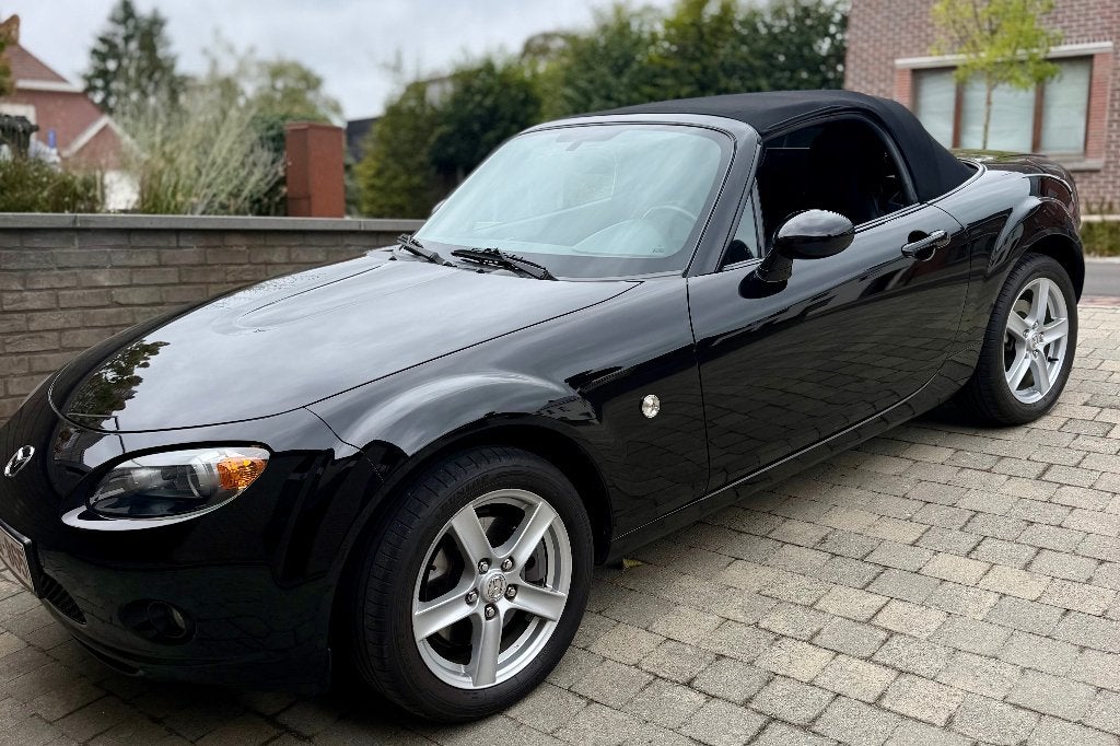 Mazda Mx5 cabriolet NC1/2007, Autos, Cuir, Achat, Boîte manuelle, Noir
