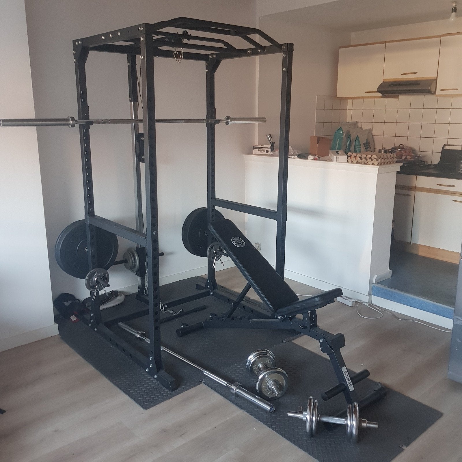 Home gym complete - solide - de qualité, Sports & Fitness, Équipement de fitness, Barre de traction, Enlèvement
