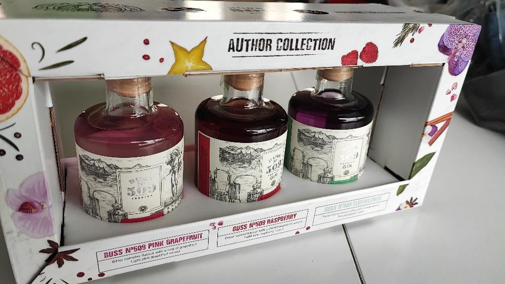 Coffret dégustation Gin Buss 509 idée cadeau cocktail, Collections, Vins, Enlèvement ou Envoi