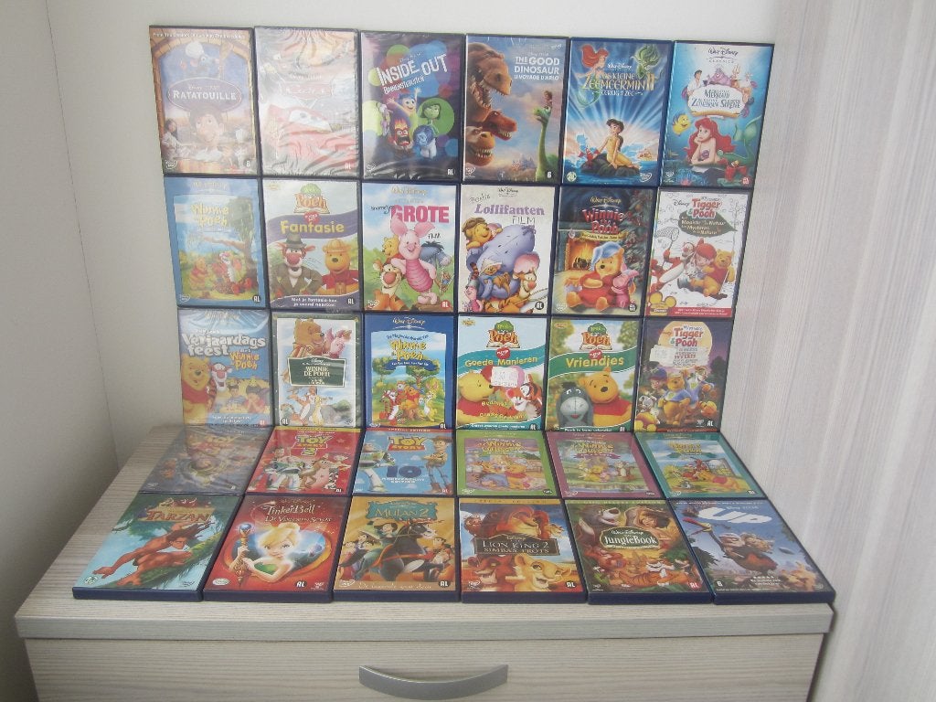 30 Disney en Pixar-dvd's, Europees, Tekenfilm, Alle leeftijden, Ophalen of Verzenden