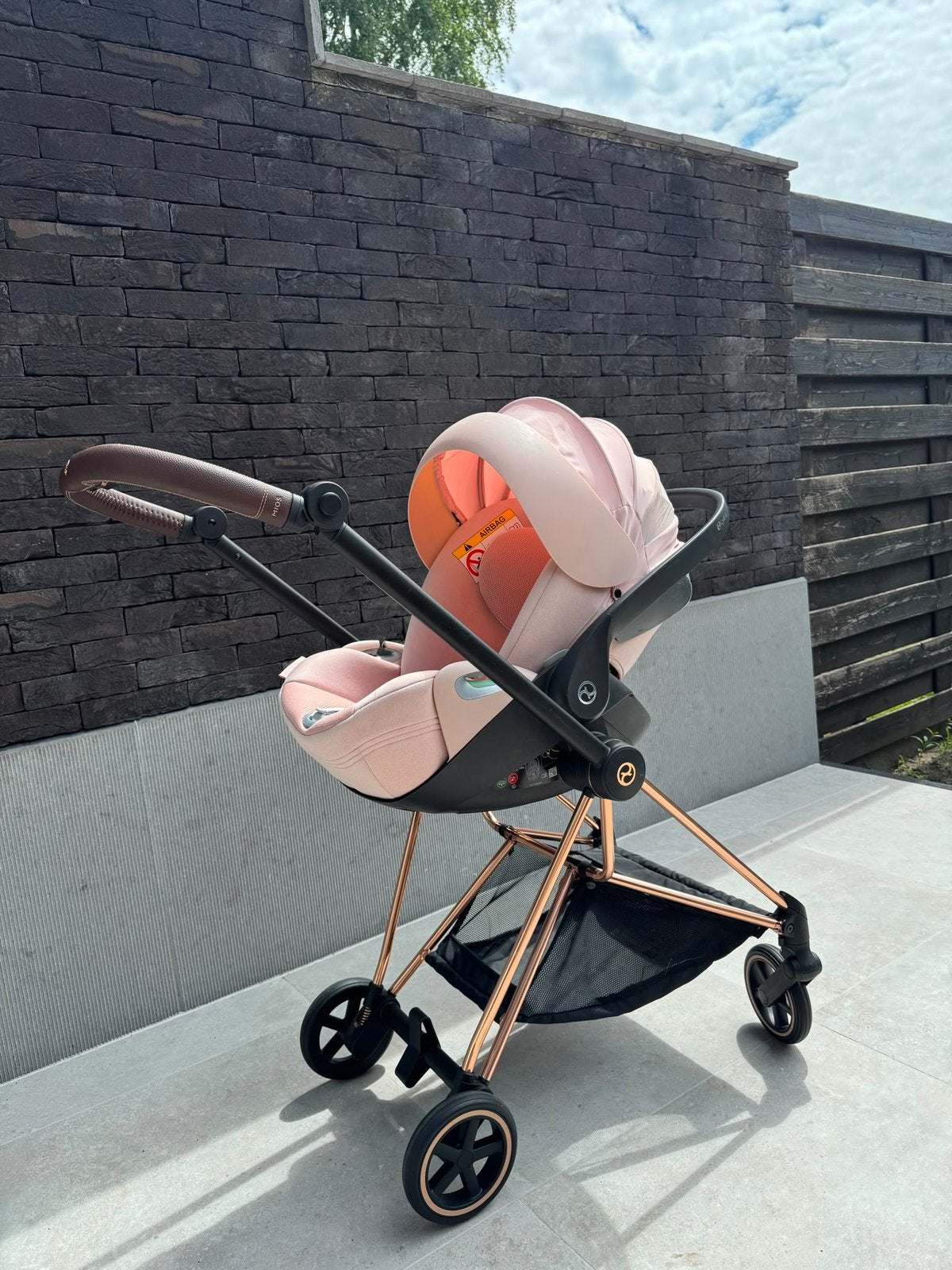 Cybex buggy roos - perfecte staat, Enlèvement, Comme neuf, Autres marques, Ombrelle