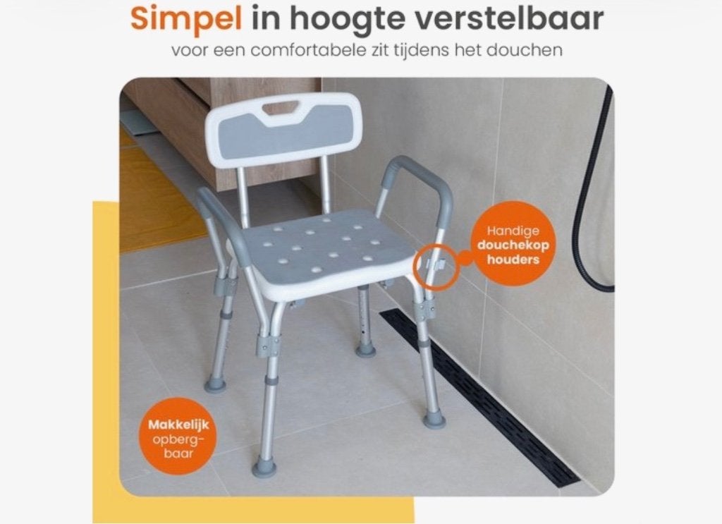 Douchestoel, Ophalen, Nieuw