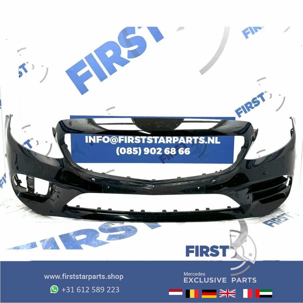 W205 C205 Facelift AMG BUMPER Mercedes C Klasse 2019-2021 VO, Auto-onderdelen, Carrosserie, Bumper, Mercedes-Benz, Voor, Gebruikt