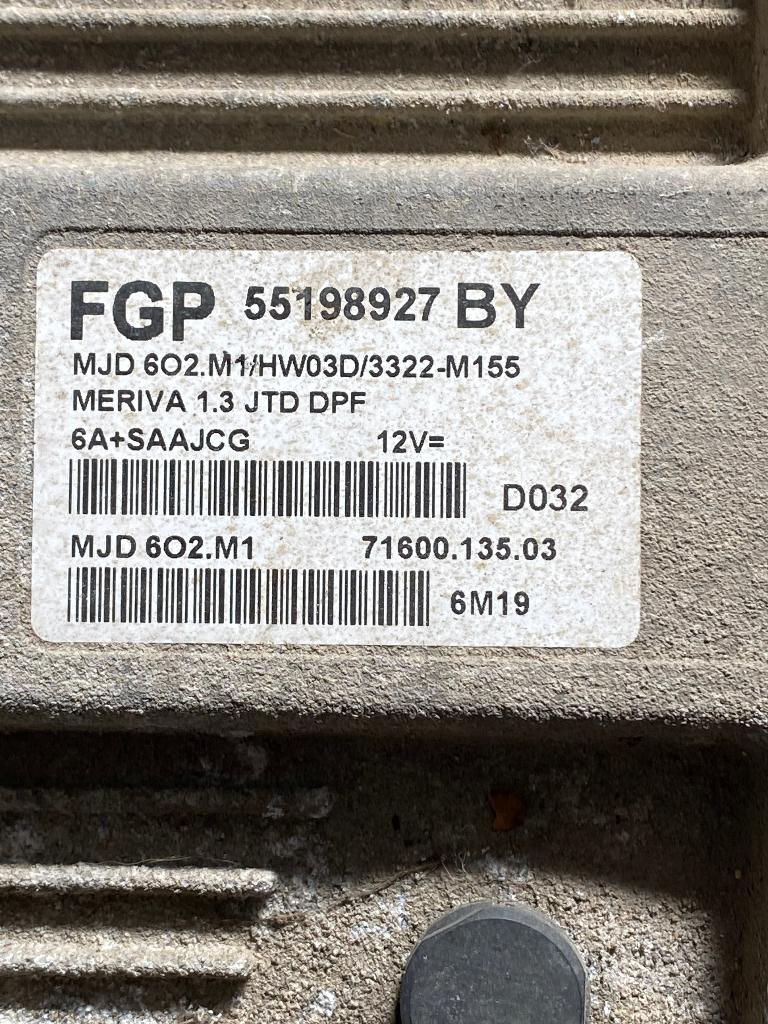 Calculateur Moteur (ECU) Opel Meriva 1.3 Cdti, Auto-onderdelen, Elektronica en Kabels, Fiat, Opel, Ophalen