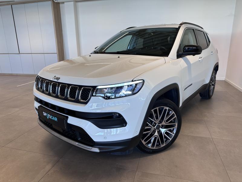 Jeep Compass 1.5 E-HYBRID LIMITED T4 130 DCT 7, Automaat, Wit, Compass, Bedrijf