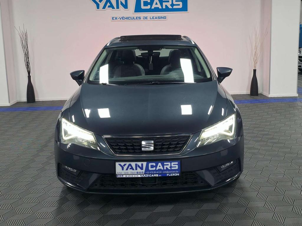 SEAT Leon SPORTS TOURER * 2.0 TDi * AUTOMATIQUE * TOIT PANO, Autos, Cuir, Achat, Entreprise, Noir