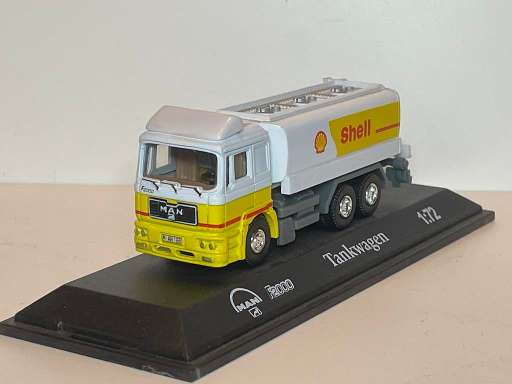 MAN F2000 SHELL tankwagen in de schaal 1:72, Enlèvement ou Envoi, Comme neuf, Bus ou Camion