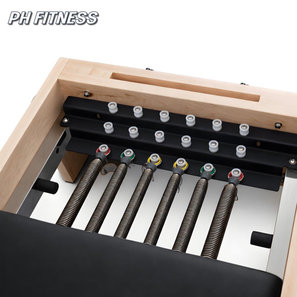 Bois de qualité Pilates Reformer Studio, 6 plumes PH Fitness, Enlèvement, Neuf