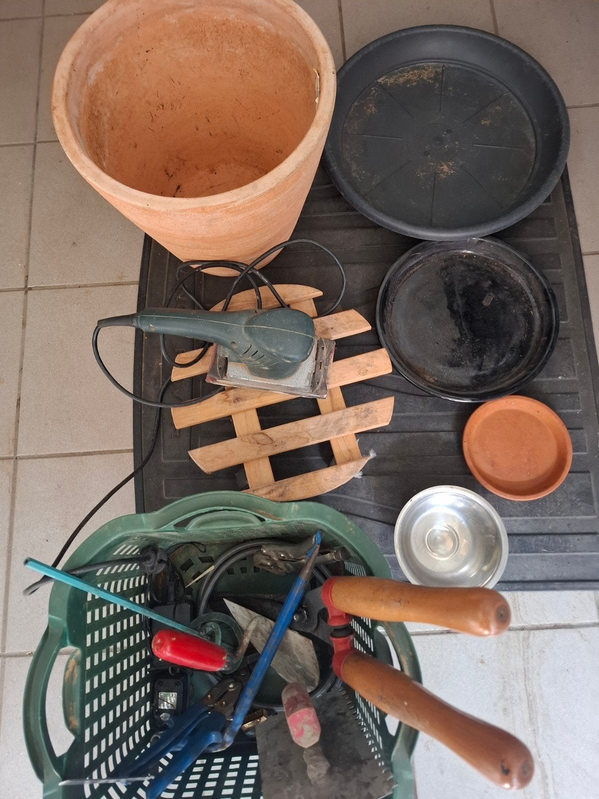 tuin_werk, Tuin en Terras, Bloempotten, Ophalen, Steen