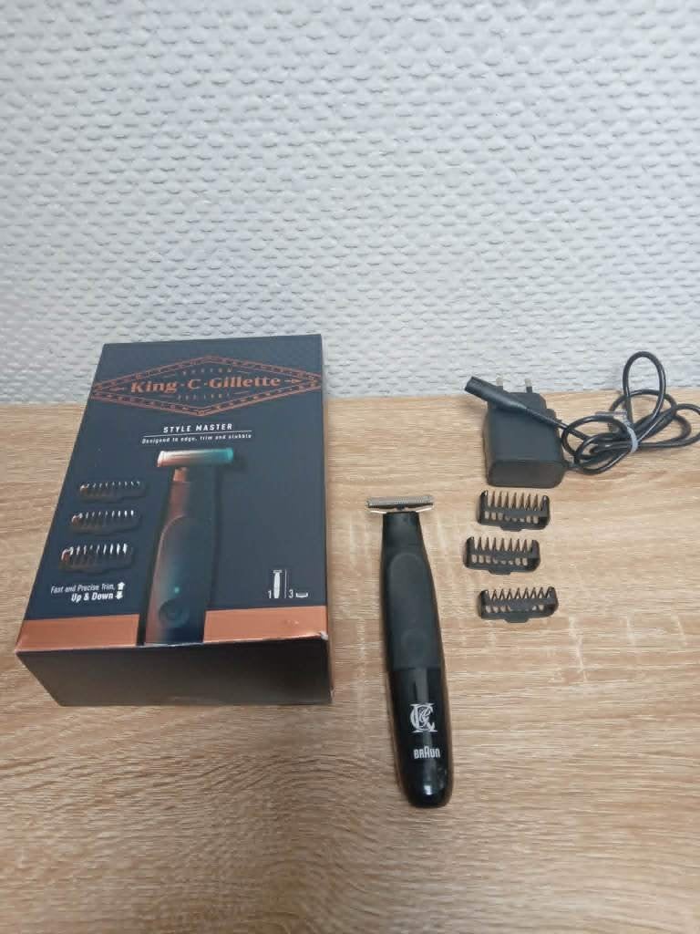 trimmer Braun Gilette King C, Elektronische apparatuur, Persoonlijke Verzorgingsapparatuur, Ophalen of Verzenden, Gebruikt, Scheren en Epileren