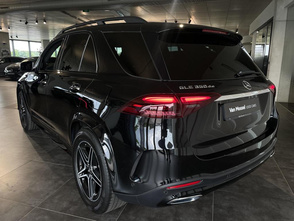 Mercedes-Benz GLE 350 de 4MATIC AMG Line + BURMESTER + AIRMA, Auto's, Stof, Gebruikt, Zwart, GLE