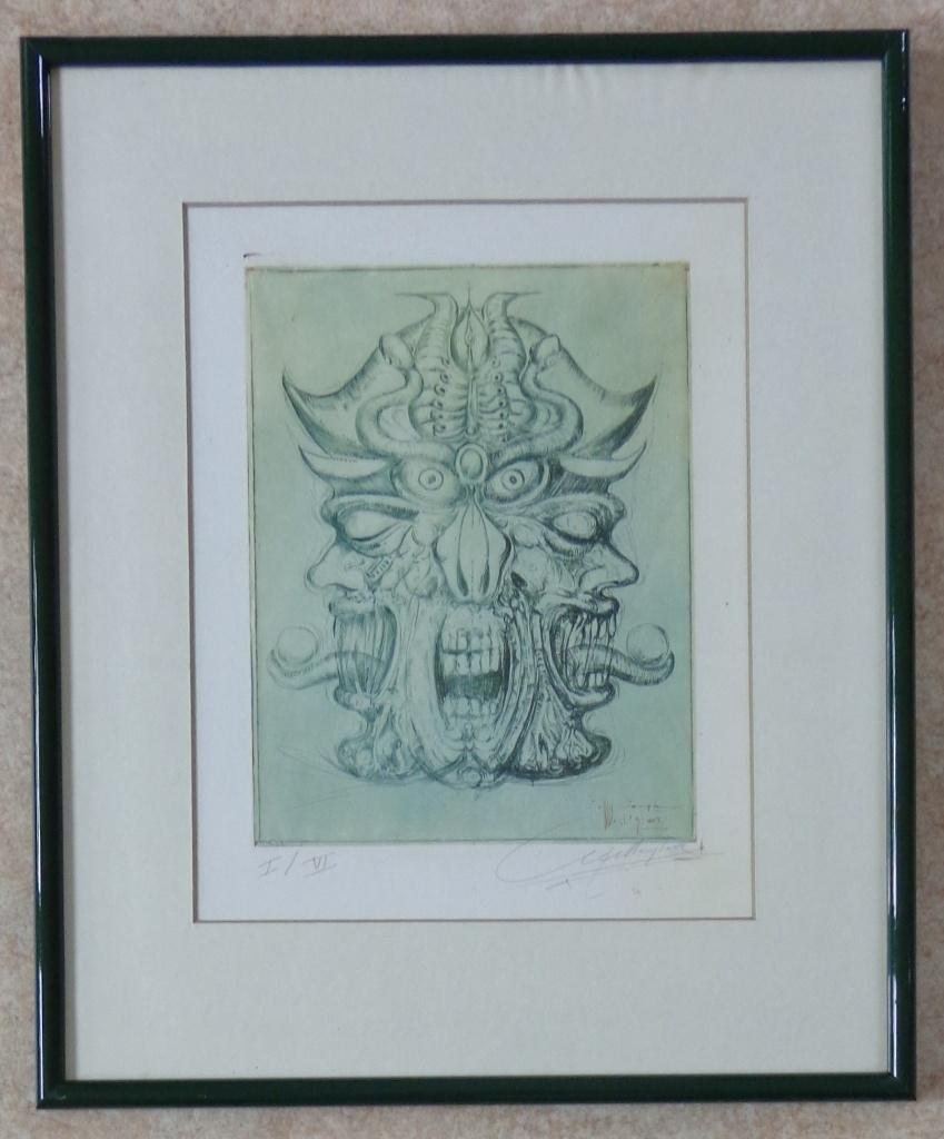 ROGER VAN BELLEGHEM / MONSTERS / KLEURETS / 49x41cm / KADER, Enlèvement ou Envoi