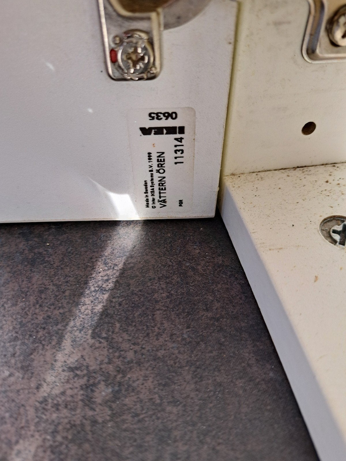 ikea vattern oren colonne blanche, Maison & Meubles, Enlèvement