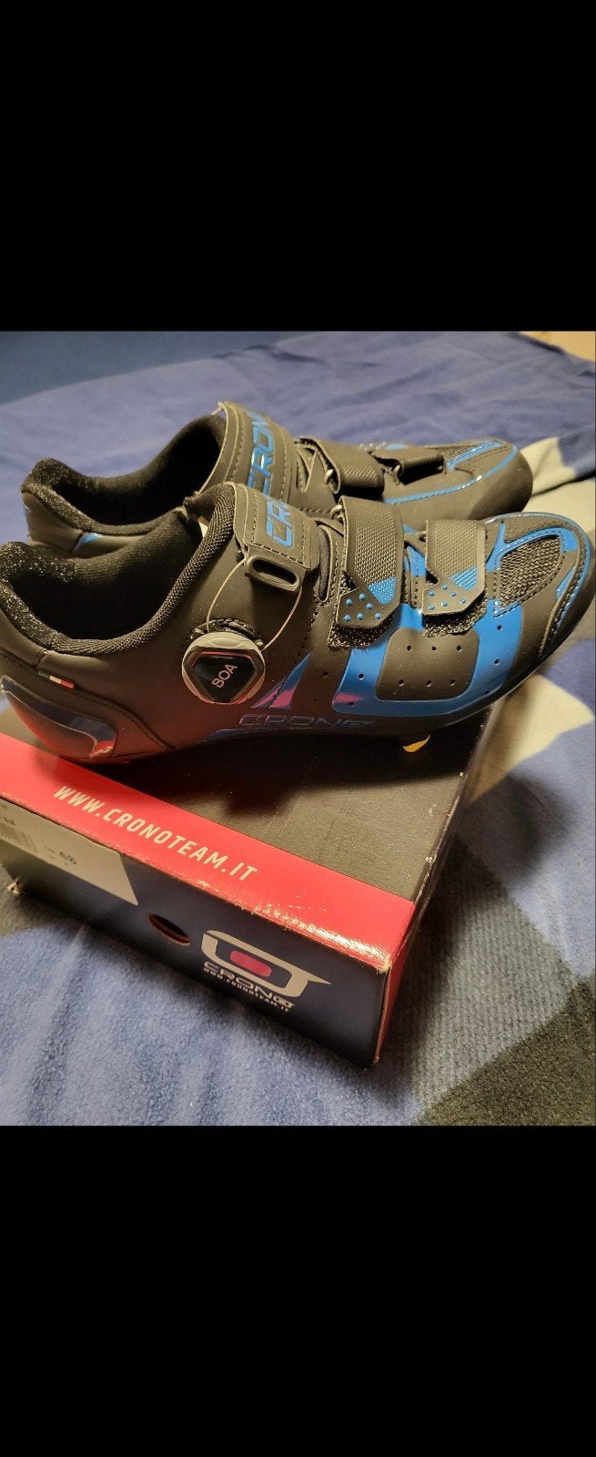 koersschoenen, Sport en Fitness, Wielrennen, Ophalen, Zo goed als nieuw, Schoenen