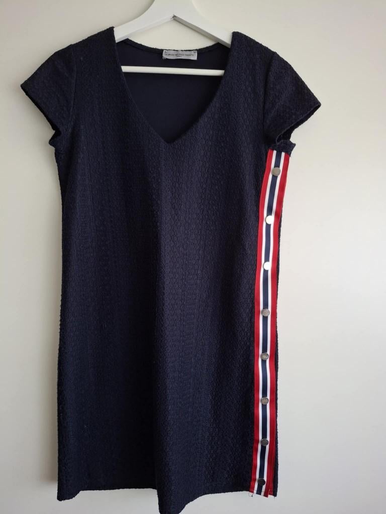 Jurk Quinze Heures Trente maat S, Blauw, Ophalen of Verzenden, Knielengte, Quinze Heures Trente