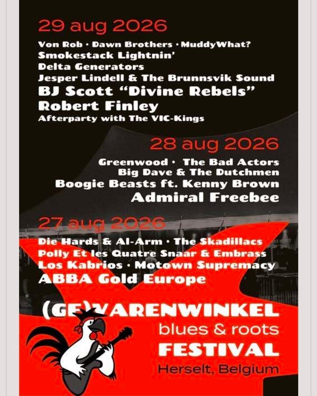 Backstage tickets Gevarenwinkel festival, Twee personen