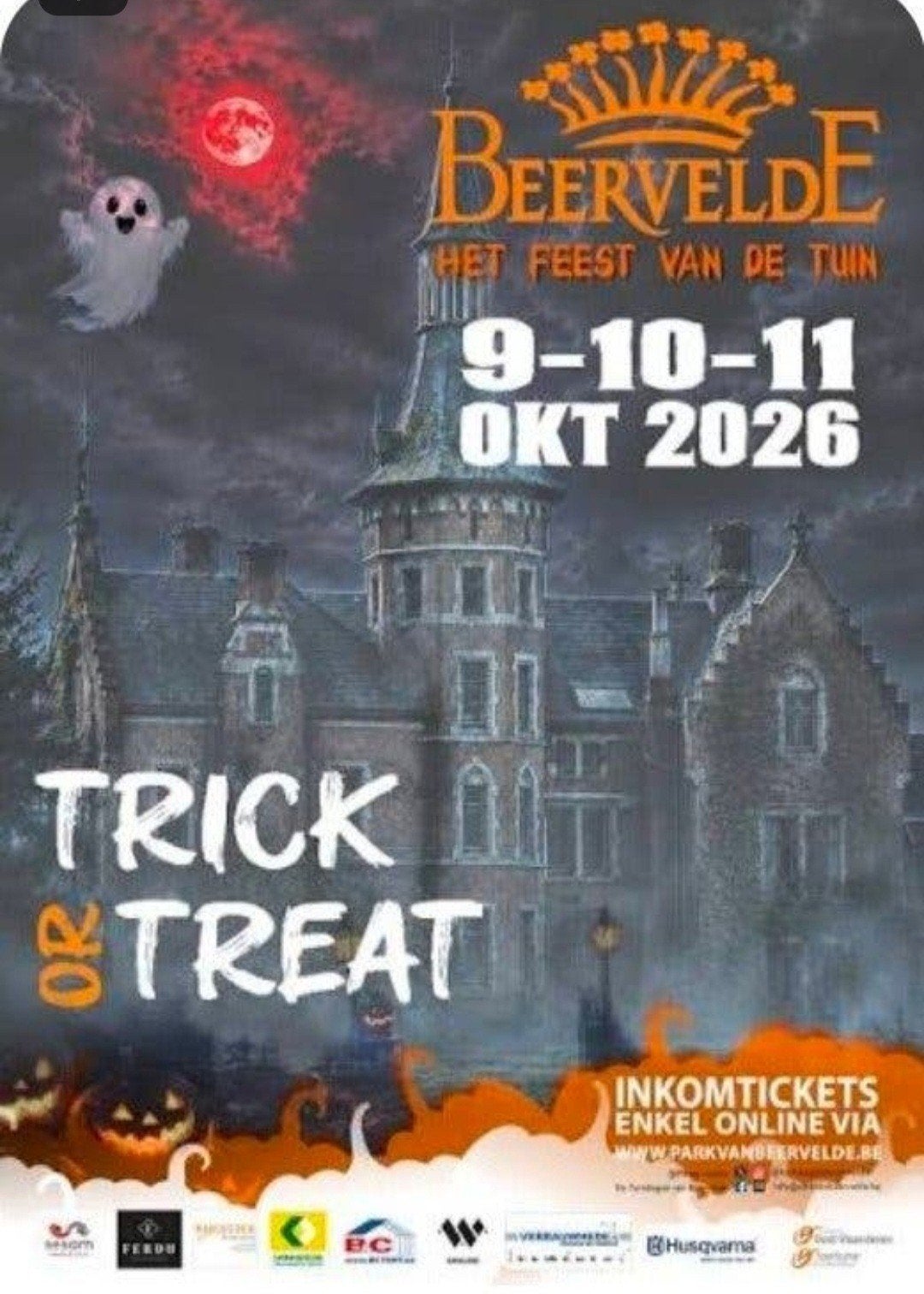 2 eTickets voor Tuindagen van Beervelde., Deux personnes, Octobre