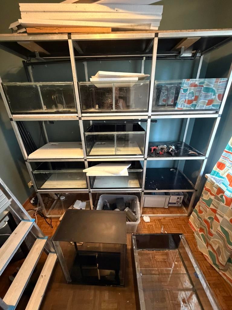 aquarium stelling, Dieren en Toebehoren, Vissen | Aquaria en Toebehoren, Ophalen, Gebruikt, Leeg aquarium, Chihiros