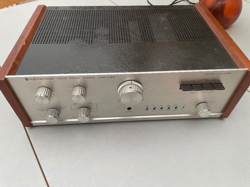 Amplificateur intégré audiophile kenwood ka4000, Enlèvement ou Envoi, Reconditionné, Stéréo, Moins de 60 watts