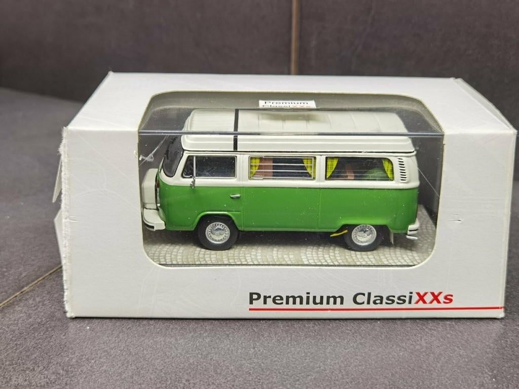 VOLKSWAGEN T2 /b Camping Luxe VW 1/43 PREMIUM XXs Neuf+Boite, Enlèvement ou Envoi, Neuf, Bus ou Camion, MiniChamps