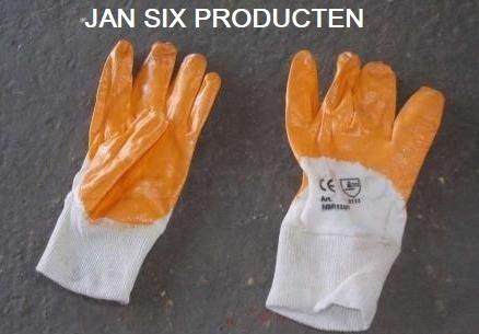 Rubber werkhandschoenen maat 12 ce gekeurd prijs : 3 eu / p, Ophalen, Nieuw