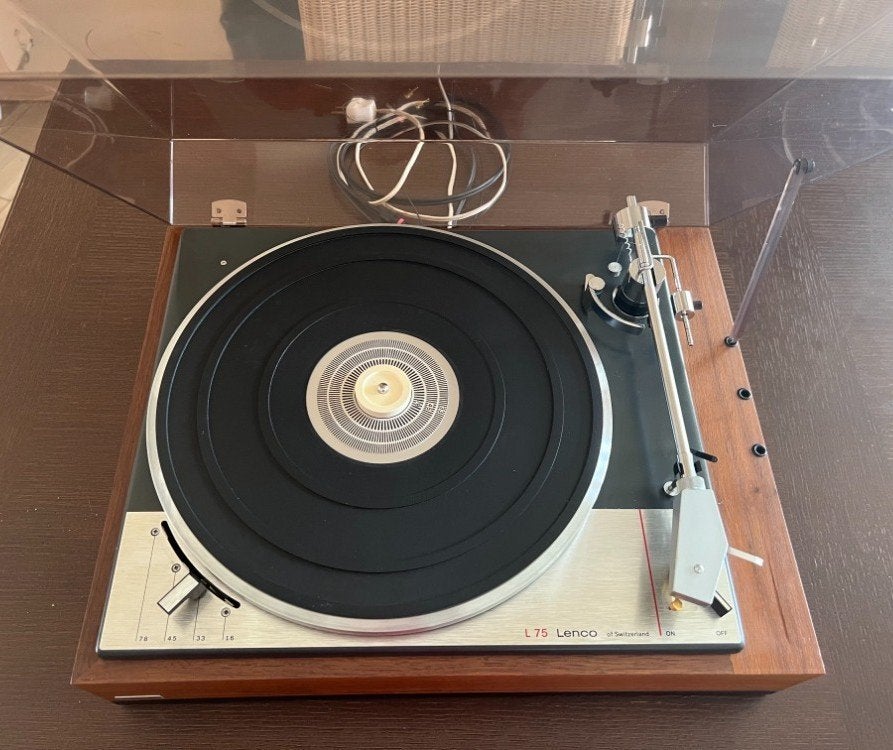 Lenco L75 , volledig gereviseerd, Audio, Tv en Foto, Ophalen, Gebruikt, Platenspeler
