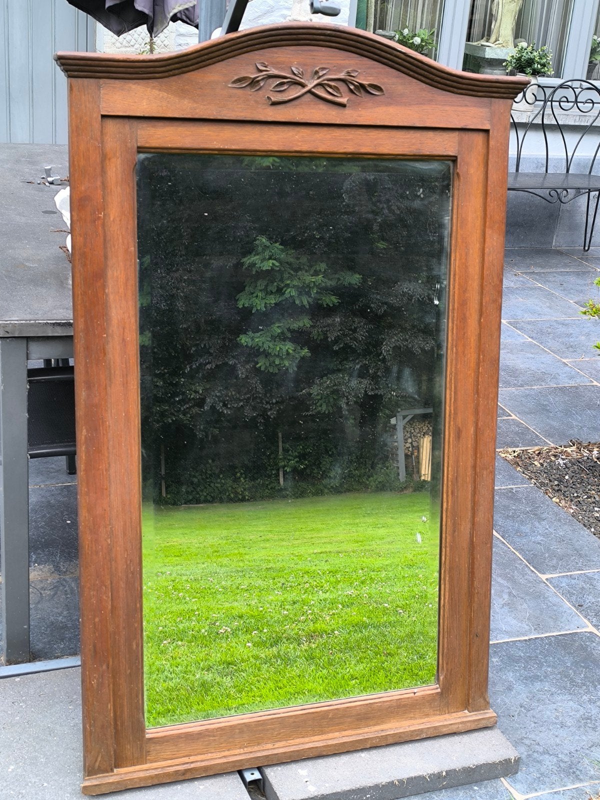 Miroir ancien biseauté, Enlèvement, Rectangulaire, 50 à 100 cm, 100 à 150 cm