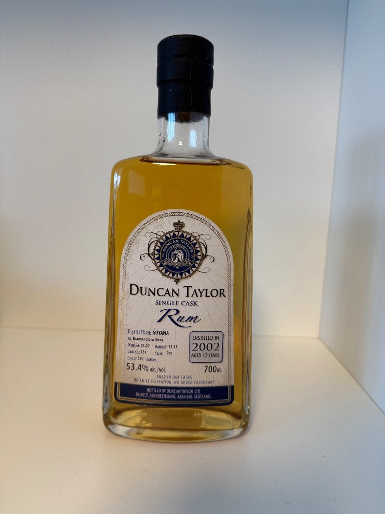 Duncan Taylor single cask rum 2002 (Diamond distillery), Verzamelen, Overige typen, Nieuw, Ophalen of Verzenden, Zuid-Amerika