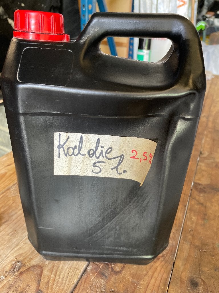 Koelolie, Ophalen, Nieuw