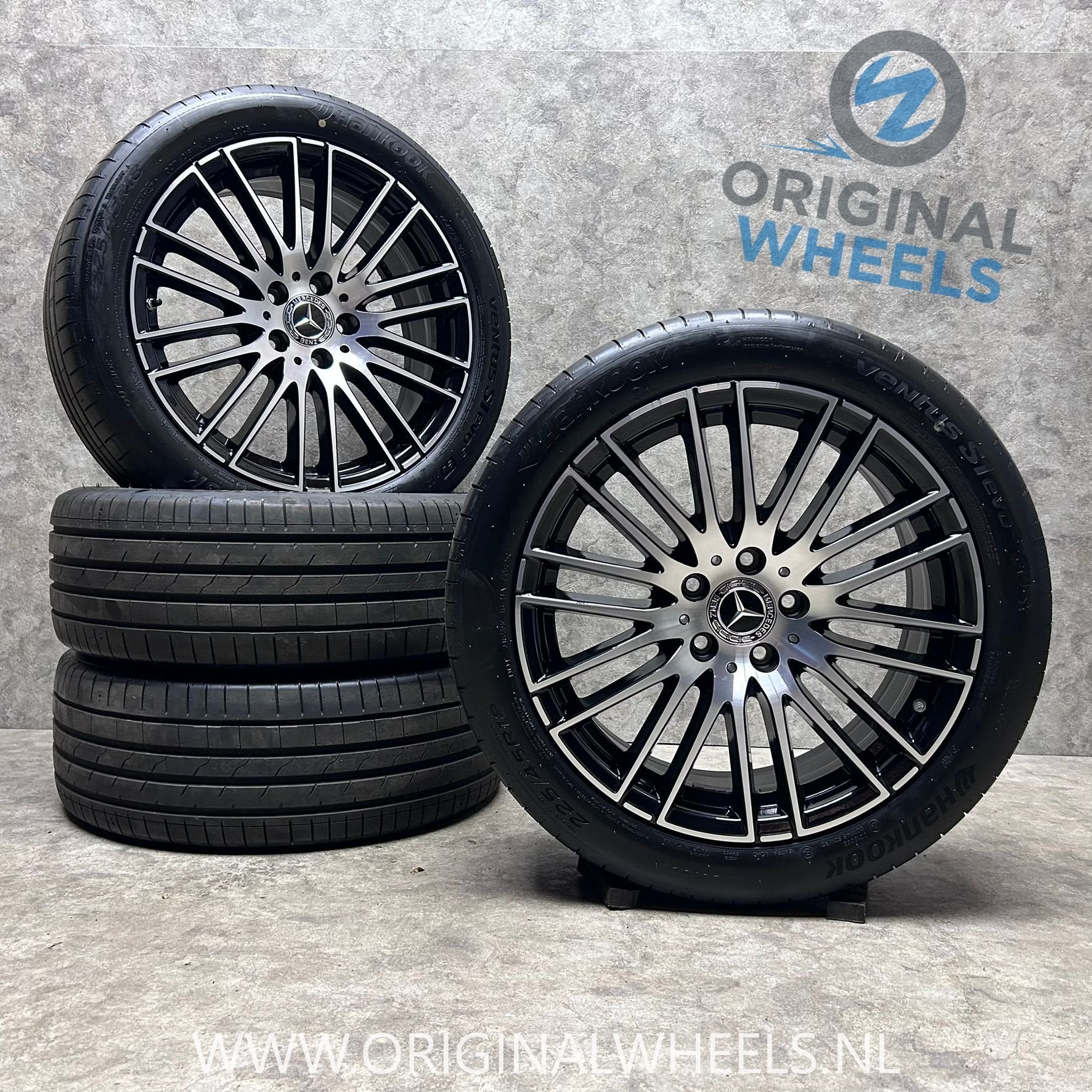 ✅18 inch originele velgen + zomerbanden MB C klasse W206, Auto-onderdelen, 18 inch, Gebruikt, -, -