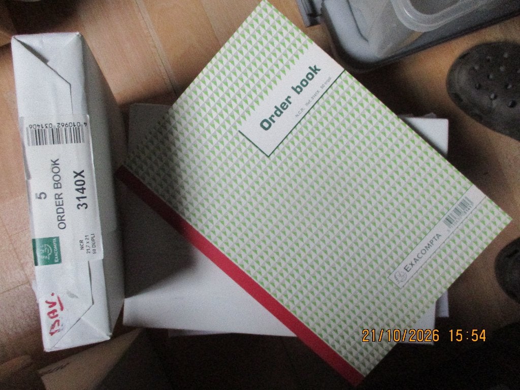 Lot de 5 Carnets de Commandes Exacompta, Diversen, Ophalen of Verzenden, Nieuw