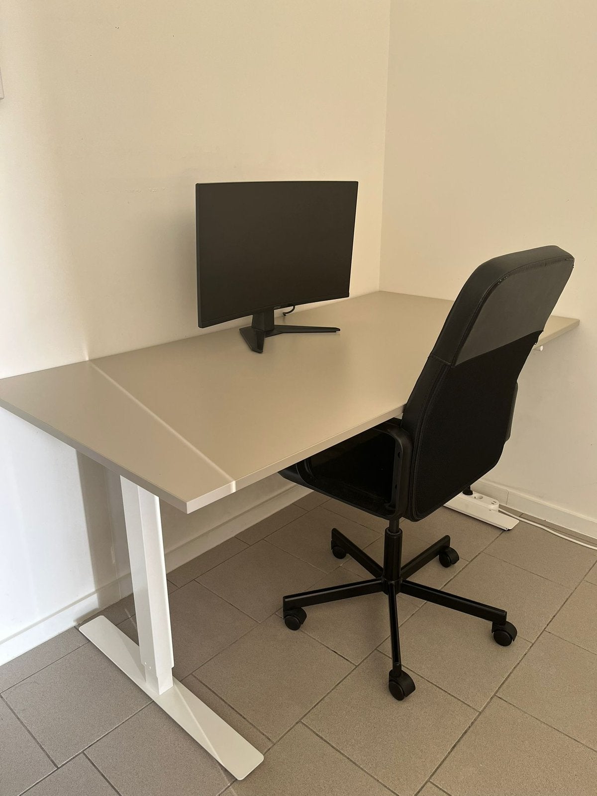 Verstelbare Bureau IKEA, Ophalen, Zit-sta bureau, Scandinavisch, In hoogte verstelbaar