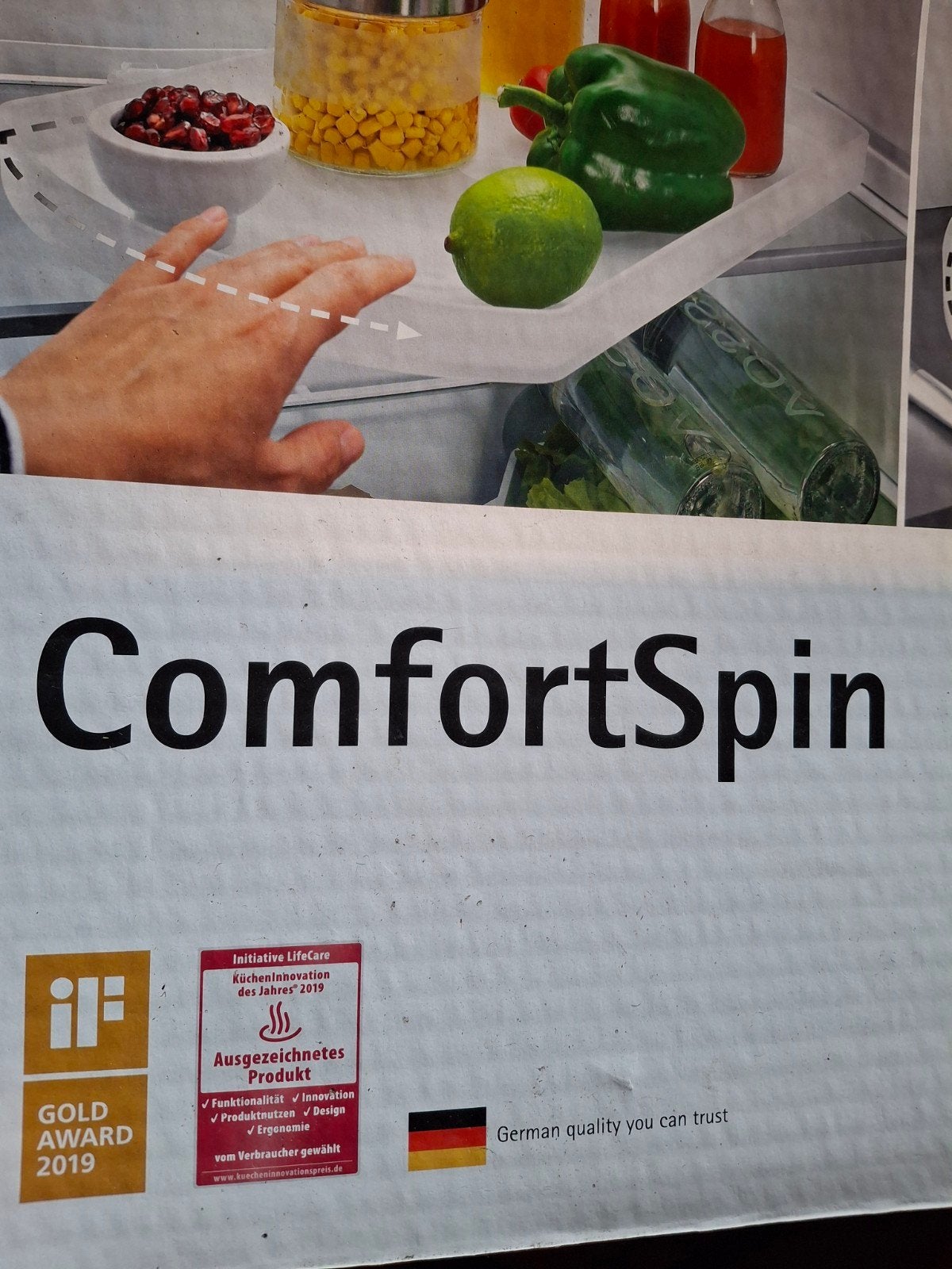 Hettich Comfortspin, Ophalen