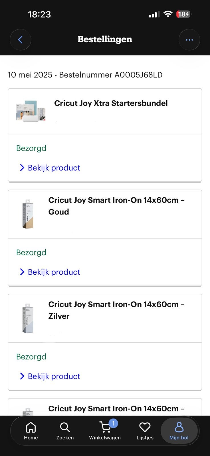 Cricut joy Xtra startersbundel + allerlei acc, Hobby en Vrije tijd, Ophalen