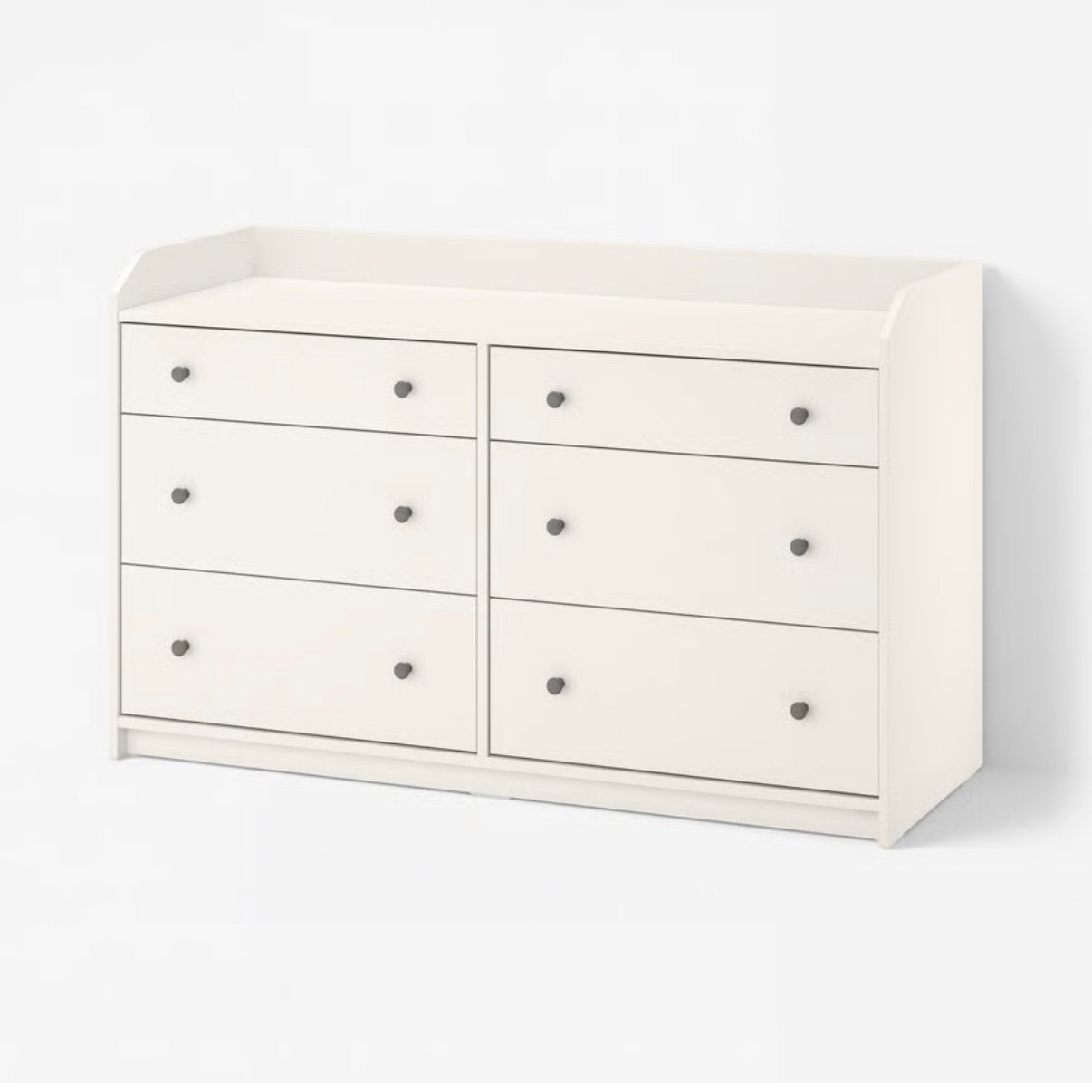 IKEA - HAUGA ladekast met 6 lades - wit - MOET WEG!!, Ophalen, Zo goed als nieuw