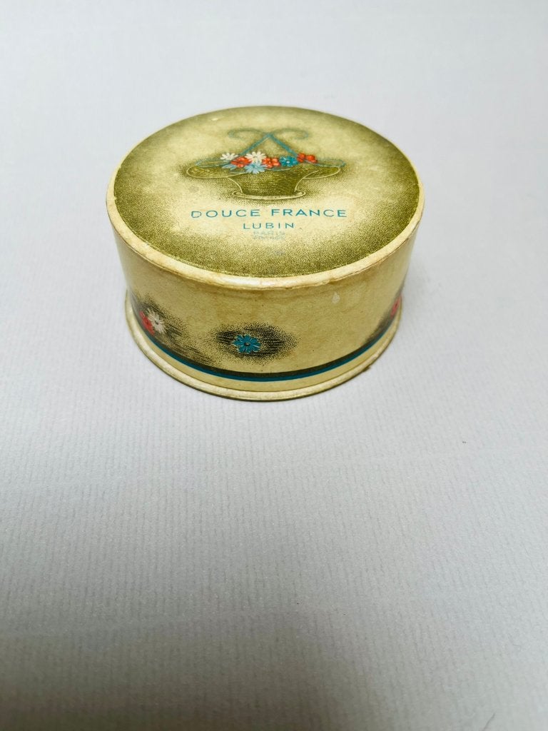 Antieke Franse Poederdoos Lubin Paris Douce France + poeder, Antiek en Kunst, Curiosa en Brocante, Ophalen of Verzenden