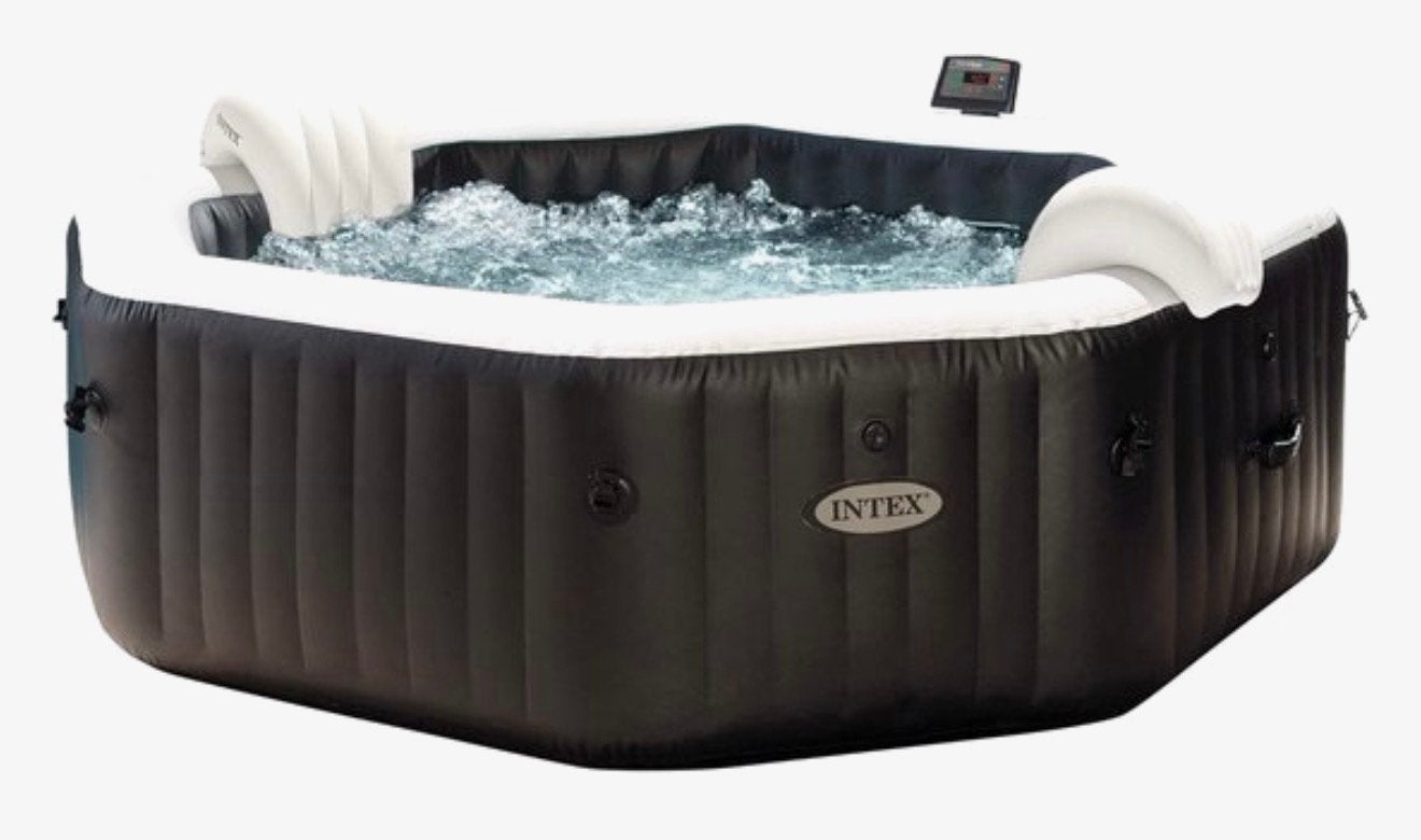 Intex PureSpa Jet & Bubble Deluxe Jacuzzi 6 Personen, Tuin en Terras, Bubbelbaden en Hottubs, Ophalen, Zo goed als nieuw, Afdekzeil