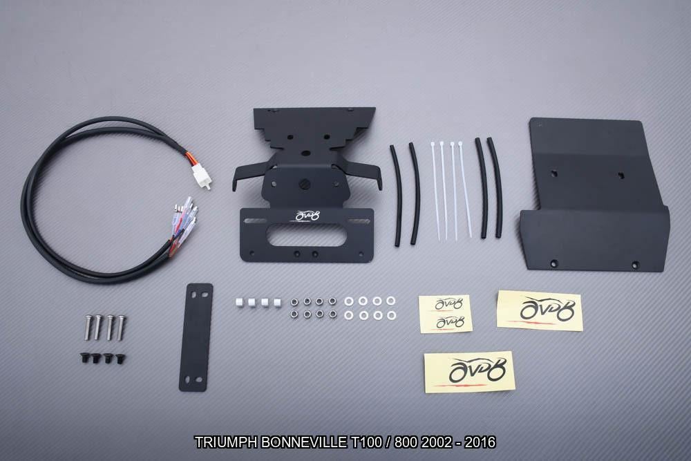 Kentekenplaathouder TRIUMPH BONNEVILLE T100 / 800 2002 2016, Motoren, Accessoires | Overige, Nieuw, Ophalen of Verzenden