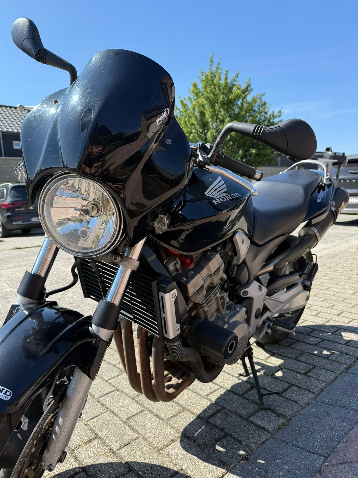 Belle Honda CB900F Hornet 2002 noire, Motos, Permis Moto A, Occasion, Plus de 35 kW, Échappement sport