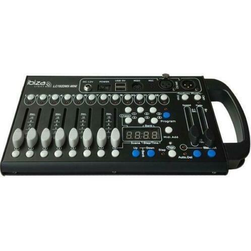 IBIZA-LC192DMX-MINI DMX Controller met Midi in, Muziek en Instrumenten, Licht en Laser, Ophalen of Verzenden, Nieuw