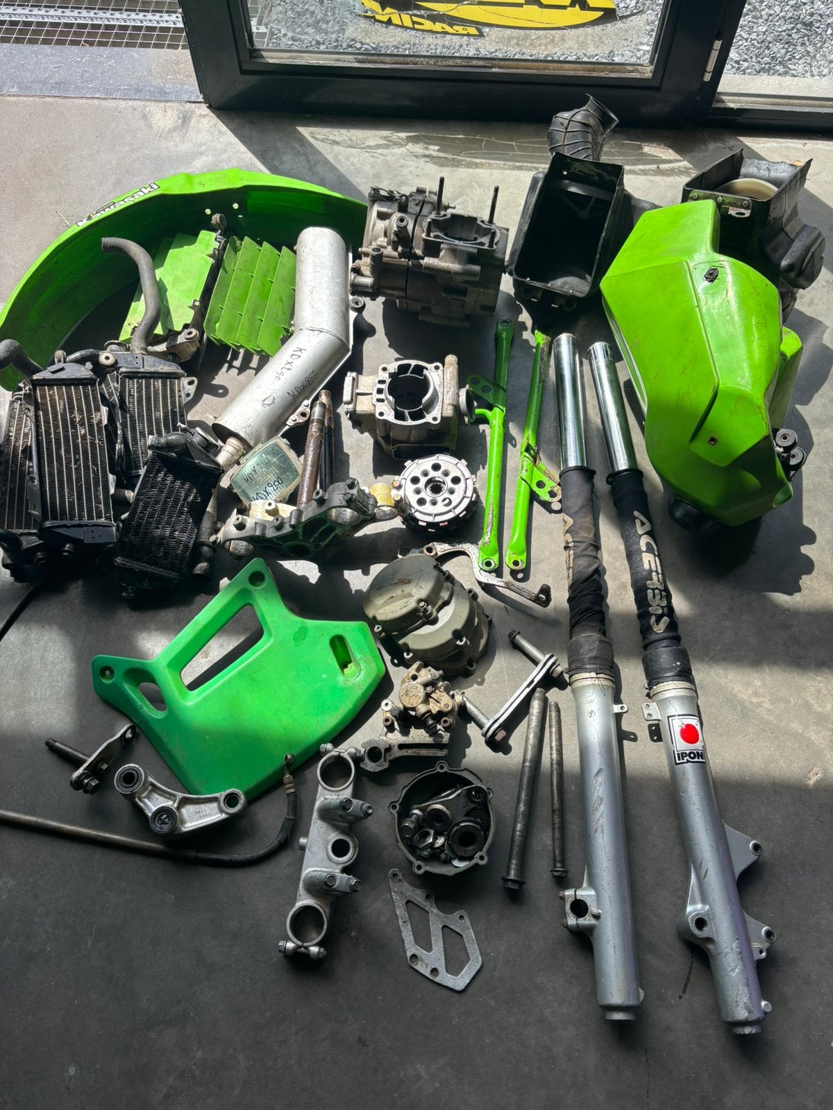 Kawasaki kdx200 lot de pièces, Enlèvement ou Envoi