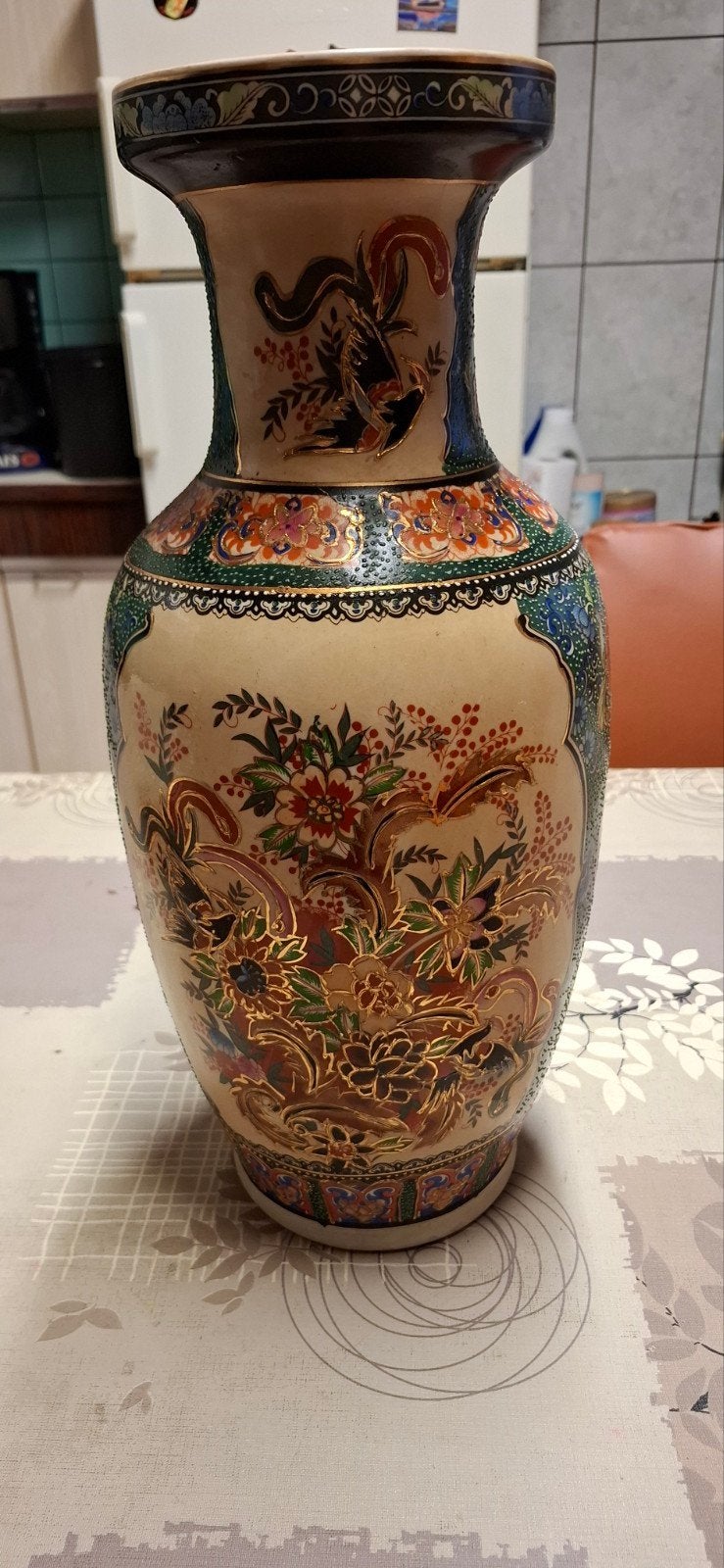 Prachtige Chinese Porseleinen Vaas - 45 cm, Enlèvement
