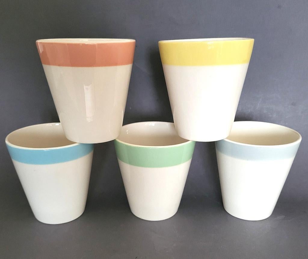️ ✔️Boch Pastel Cups in perfecte staat, Verzenden